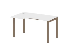 Стол криволинейный левый на П-образном м/к 1400x900x750 Метал Систем Куатро 5x5 / Metal System Quattro 5x5 images