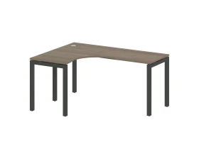 Стол криволинейный левый на П-образном м/к 1600x1200x750 Метал Систем Куатро 5x5 / Metal System Quattro 5x5 images