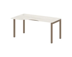 Стол криволинейный левый на П-образном м/к 1600x900x750 Метал Систем Куатро 5x5 / Metal System Quattro 5x5 images