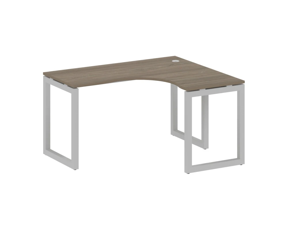 Стол криволинейный правый на О-образном м/к 1400x1200x750 Метал Систем Куатро 5x5 / Metal System Quattro 5x5