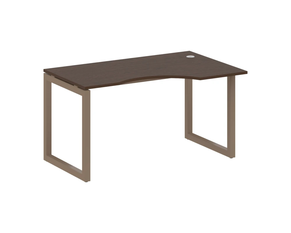 Стол криволинейный правый на О-образном м/к 1400x900x750 Метал Систем Куатро 5x5 / Metal System Quattro 5x5