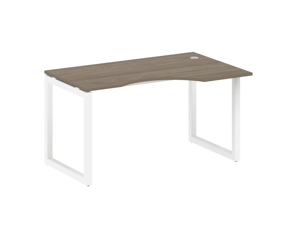 Стол криволинейный правый на О-образном м/к 1400x900x750 Метал Систем Куатро 5x5 / Metal System Quattro 5x5