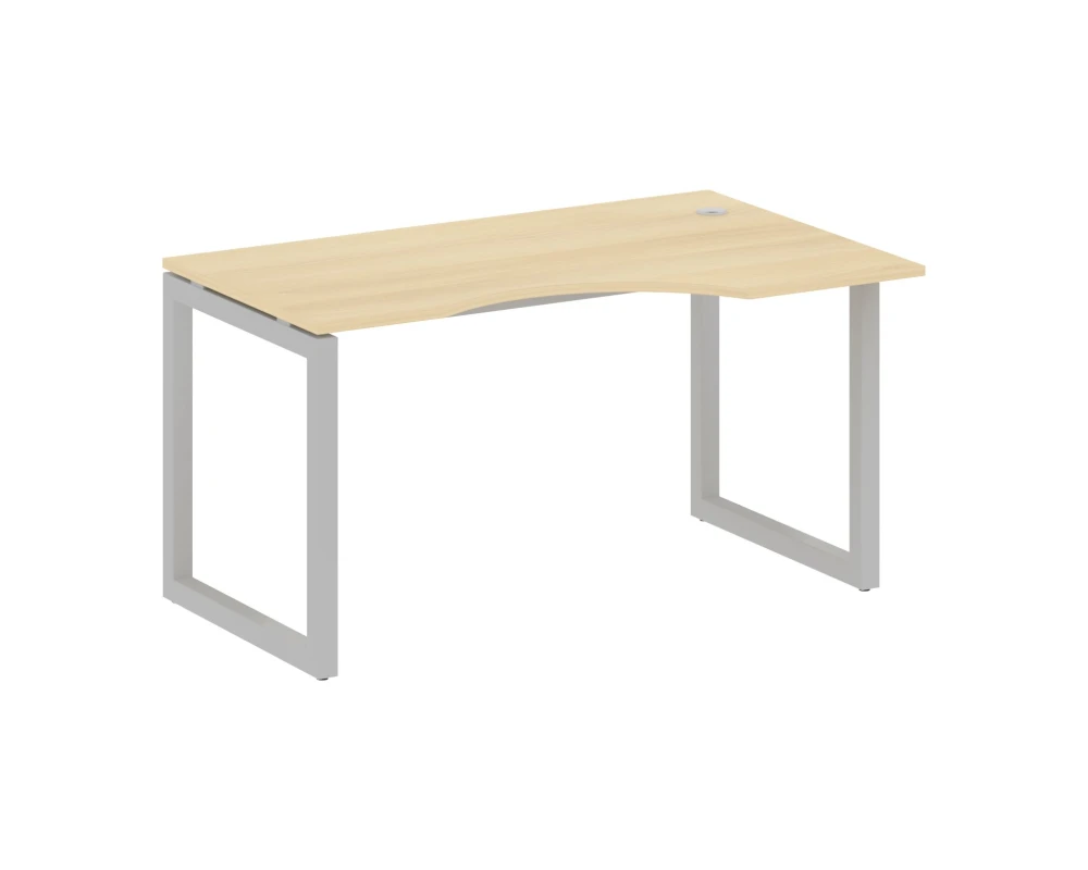 Стол криволинейный правый на О-образном м/к 1400x900x750 Метал Систем Куатро 5x5 / Metal System Quattro 5x5