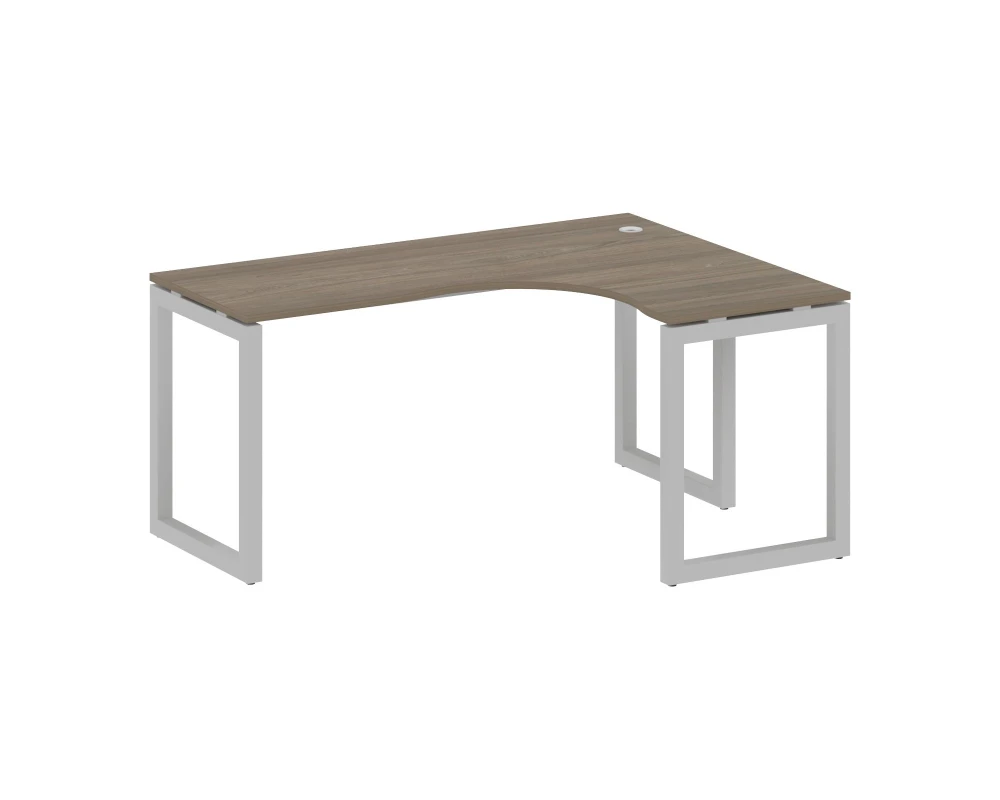 Стол криволинейный правый на О-образном м/к 1600x1200x750 Метал Систем Куатро 5x5 / Metal System Quattro 5x5