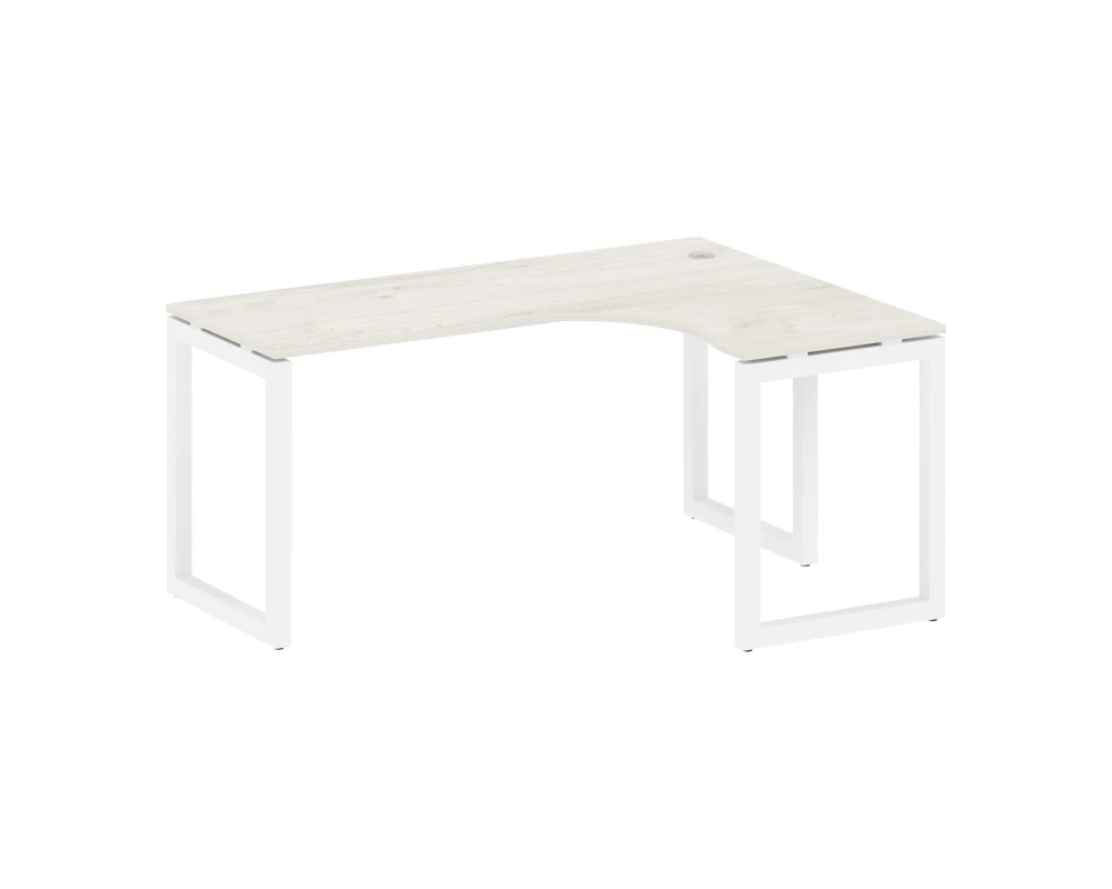 Стол криволинейный правый на О-образном м/к 1600x1200x750 Метал Систем Куатро 5x5 / Metal System Quattro 5x5