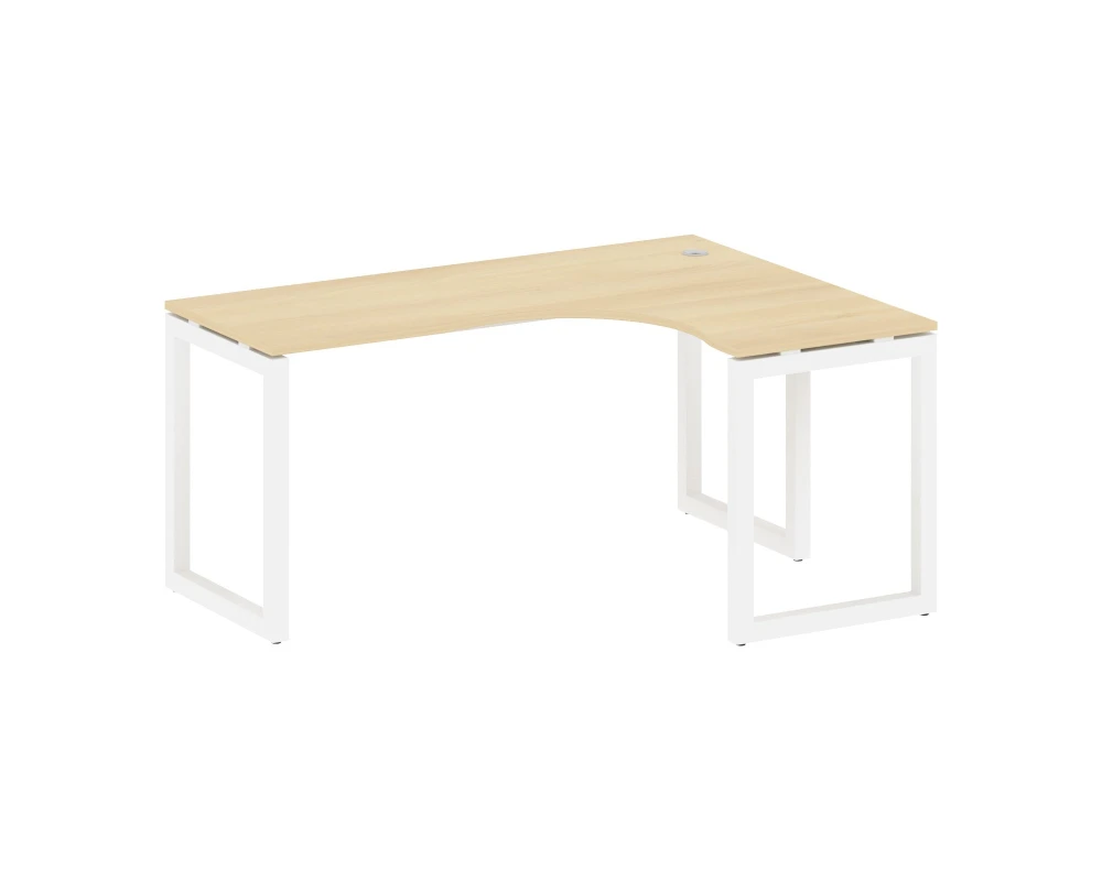 Стол криволинейный правый на О-образном м/к 1600x1200x750 Метал Систем Куатро 5x5 / Metal System Quattro 5x5