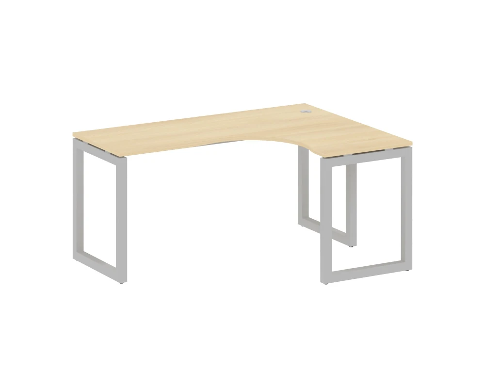 Стол криволинейный правый на О-образном м/к 1600x1200x750 Метал Систем Куатро 5x5 / Metal System Quattro 5x5