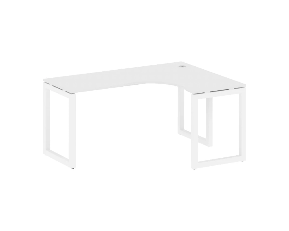 Стол криволинейный правый на О-образном м/к 1600x1200x750 Метал Систем Куатро 5x5 / Metal System Quattro 5x5