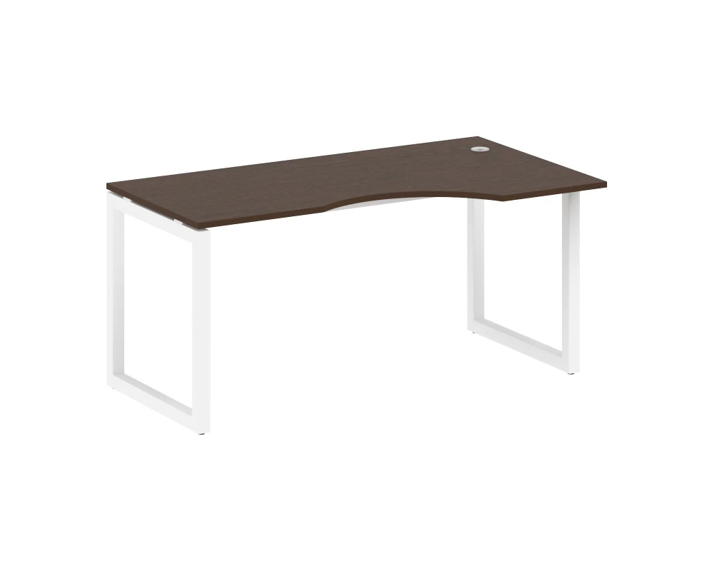 Стол криволинейный правый на О-образном м/к 1600x900x750 Метал Систем Куатро 5x5 / Metal System Quattro 5x5