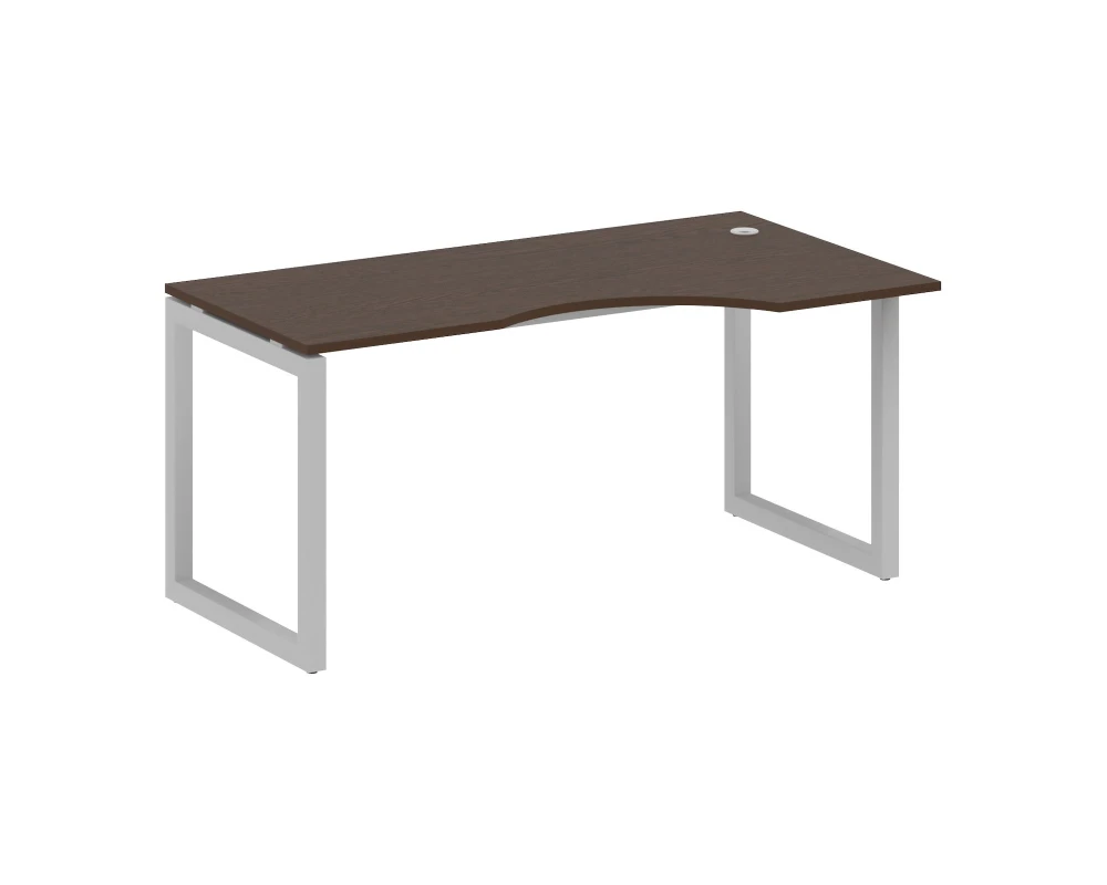 Стол криволинейный правый на О-образном м/к 1600x900x750 Метал Систем Куатро 5x5 / Metal System Quattro 5x5