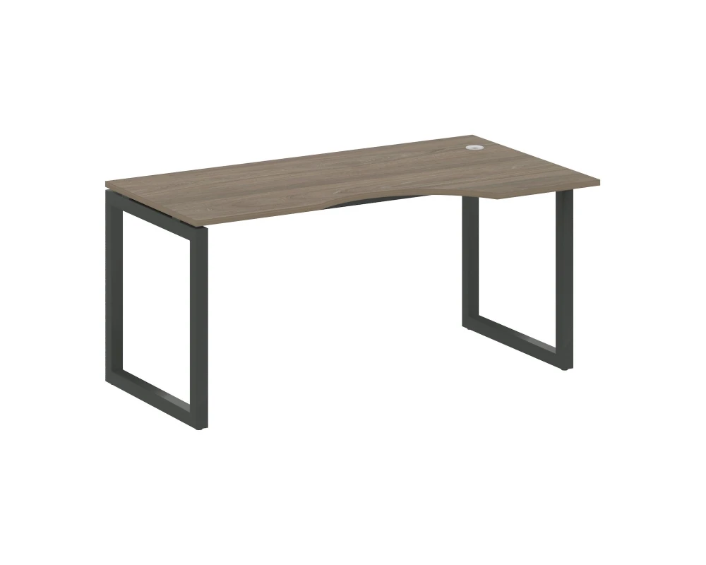 Стол криволинейный правый на О-образном м/к 1600x900x750 Метал Систем Куатро 5x5 / Metal System Quattro 5x5