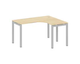 Стол криволинейный правый на П-образном м/к 1400x1200x750 Метал Систем Куатро 5x5 / Metal System Quattro 5x5 images
