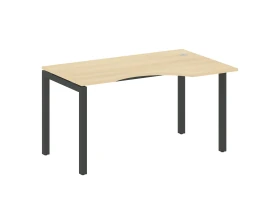 Стол криволинейный правый на П-образном м/к 1400x900x750 Метал Систем Куатро 5x5 / Metal System Quattro 5x5 images