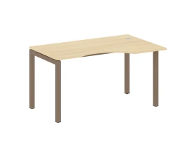 Стол криволинейный правый на П-образном м/к 1400x900x750 Метал Систем Куатро 5x5 / Metal System Quattro 5x5 images