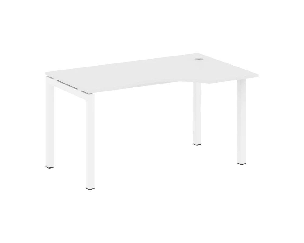 Стол криволинейный правый на П-образном м/к 1400x900x750 Метал Систем Куатро 5x5 / Metal System Quattro 5x5