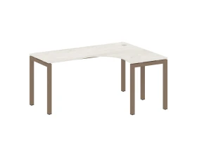 Стол криволинейный правый на П-образном м/к 1600x1200x750 Метал Систем Куатро 5x5 / Metal System Quattro 5x5 images