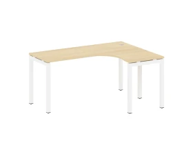 Стол криволинейный правый на П-образном м/к 1600x1200x750 Метал Систем Куатро 5x5 / Metal System Quattro 5x5 images