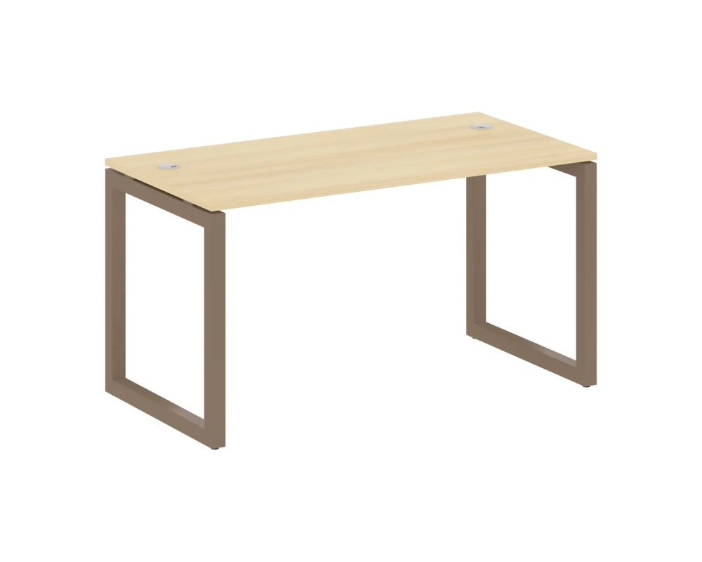 Стол письменный на О-образном м/к 1400x720x750 Метал Систем Куатро 5x5 / Metal System Quattro 5x5