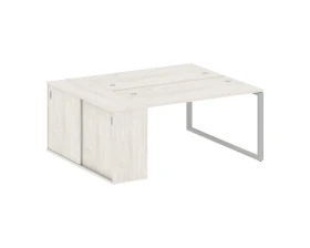 Рабочая станция с шкафом-купе на О-образном м/к 1810x1475x750 Метал Систем / Metal System images