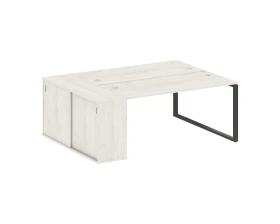 Рабочая станция с шкафом-купе на О-образном м/к 2010x1475x750 Метал Систем / Metal System images