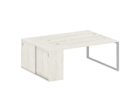 Рабочая станция с шкафом-купе на О-образном м/к 2010x1475x750 Метал Систем / Metal System images