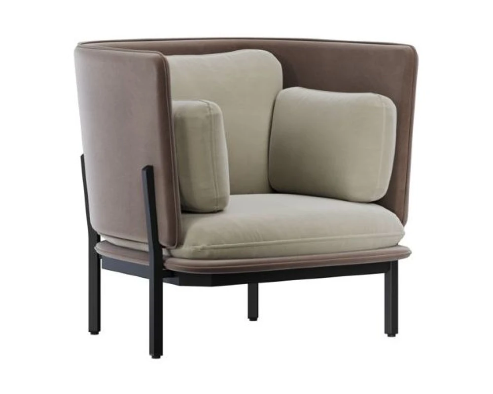 Диван одноместный с низкой спинкой Стато / Stato