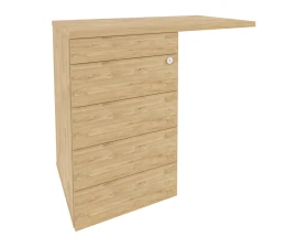 Тумба приставная (TIP-ON) (универсальная л/пр) 842x460x750 Оникс Директ / Onix Direct images