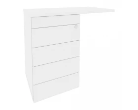 Тумба приставная (TIP-ON) (универсальная л/пр) 842x460x750 Оникс Директ / Onix Direct images