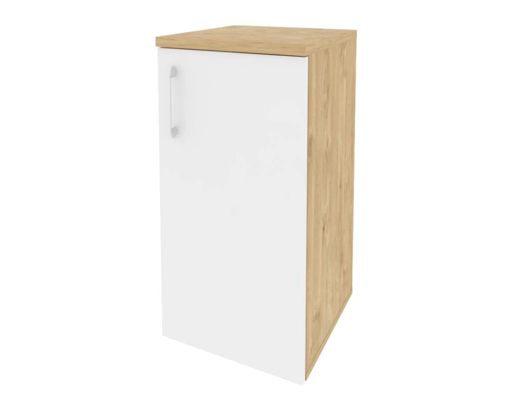 Шкаф низкий узкий правый (1 низкий фасад ЛДСП) 400x420x823 Оникс / Onix