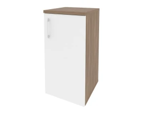 Шкаф низкий узкий правый (1 низкий фасад ЛДСП) 400x420x823 Оникс / Onix images