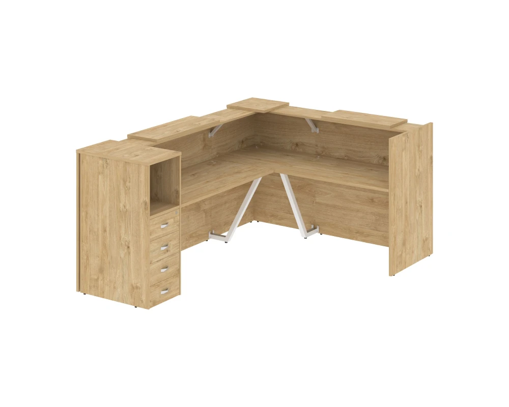 Ресепшн K-27 1968x2573x1187 Оникс / Onix