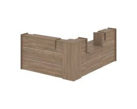 Ресепшн K-31 3201x2773x1187 Оникс / Onix images