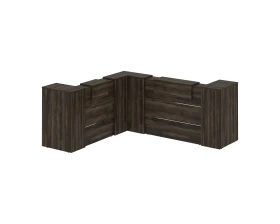 Ресепшн K-33 2607x3007x1187 Оникс / Onix images