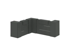 Ресепшн K-33 2607x3007x1187 Оникс / Onix images