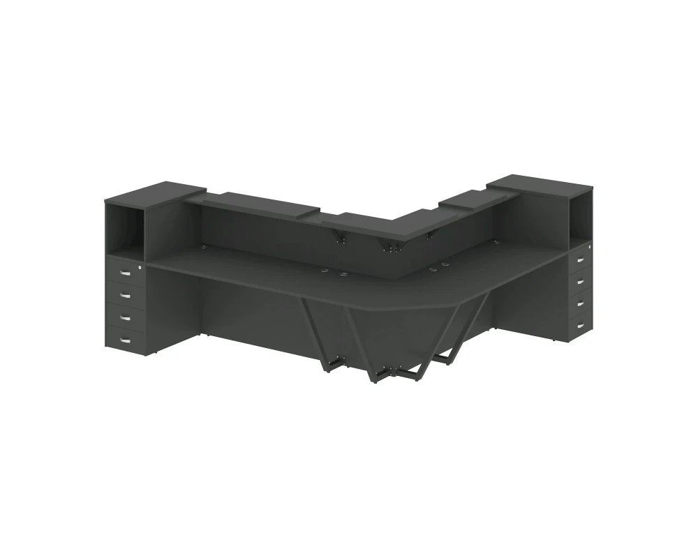 Ресепшн K-33 2607x3007x1187 Оникс / Onix