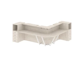 Ресепшн K-33 2607x3007x1187 Оникс / Onix images