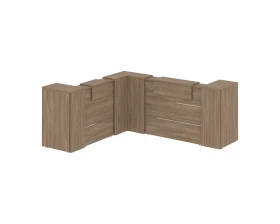 Ресепшн K-33 2607x3007x1187 Оникс / Onix images