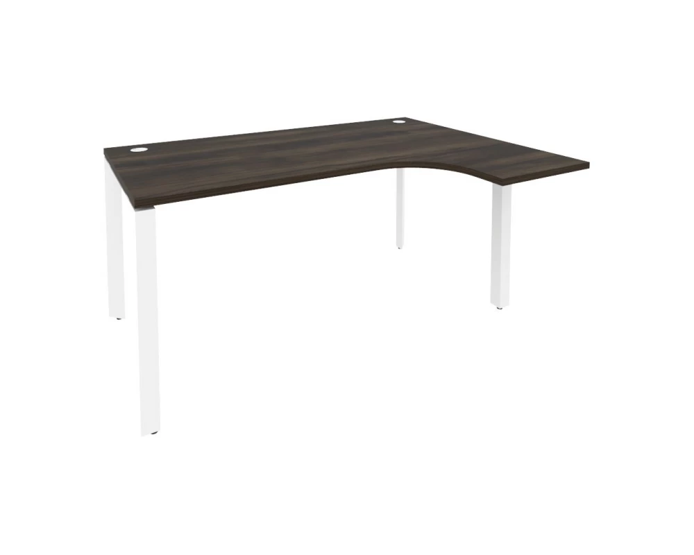 Стол эргономичный правый на П-образном м/к 1580x1180x750 (800/460) Оникс / Onix