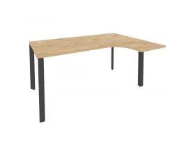 Стол эргономичный правый на П-образном м/к 1580x1180x750 (800/460) Оникс / Onix images