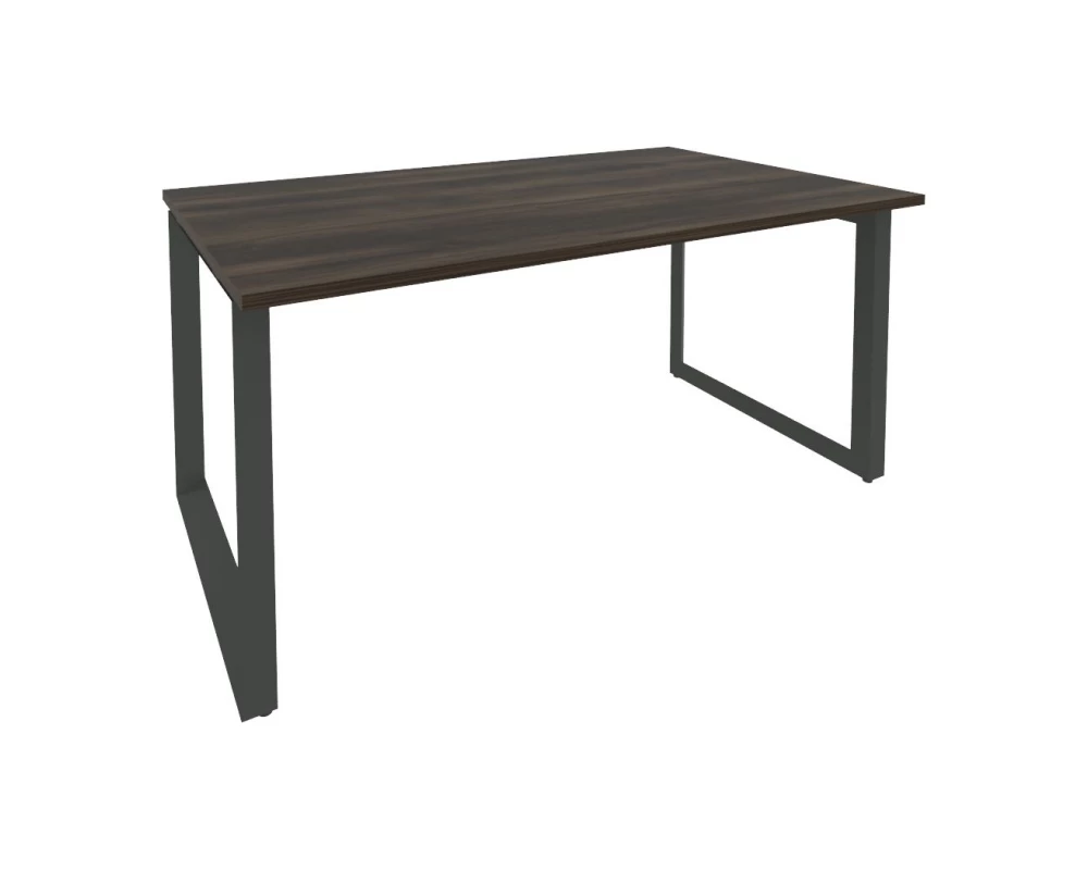 Стол переговорный (1 столешница) на О-образном м/к 1580x980x750 Оникс / Onix