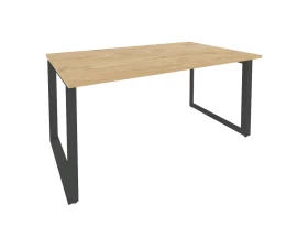 Стол переговорный (1 столешница) на О-образном м/к 1580x980x750 Оникс / Onix images