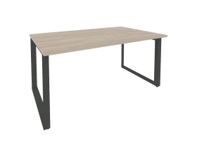 Стол переговорный (1 столешница) на О-образном м/к 1580x980x750 Оникс / Onix images