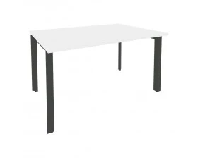 Стол переговорный (1 столешница) на П-образном м/к 1380x980x750 Оникс / Onix images