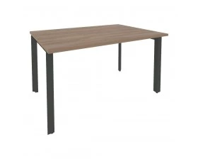 Стол переговорный (1 столешница) на П-образном м/к 1380x980x750 Оникс / Onix images