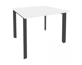 Стол переговорный (1 столешница) на П-образном м/к 980x980x750 Оникс / Onix images