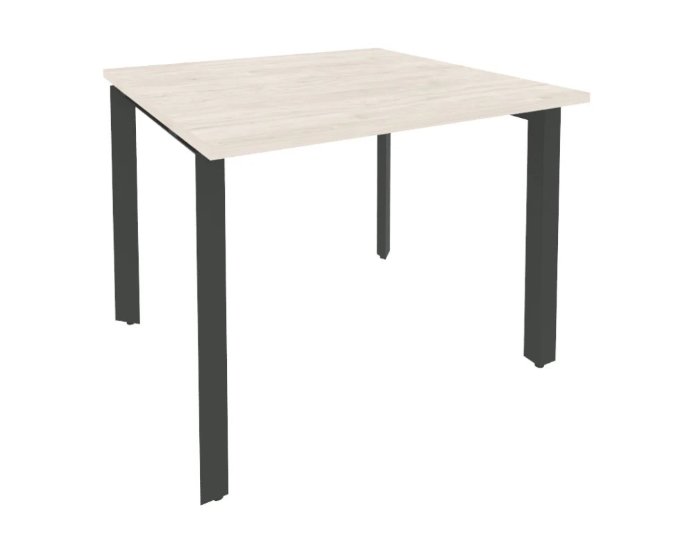 Стол переговорный (1 столешница) на П-образном м/к 980x980x750 Оникс / Onix