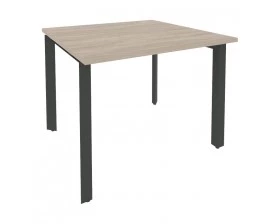 Стол переговорный (1 столешница) на П-образном м/к 980x980x750 Оникс / Onix images