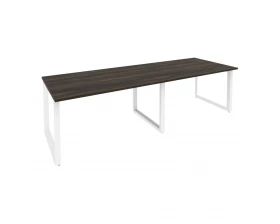 Стол переговорный (2 столешницы) на О-образном м/к 2760x980x750 Оникс / Onix images