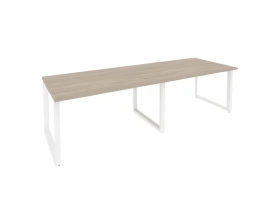 Стол переговорный (2 столешницы) на О-образном м/к 2760x980x750 Оникс / Onix images