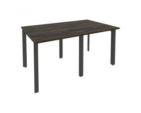 Стол переговорный (2 столешницы) на П-образном м/к 1560x980x750 Оникс / Onix images